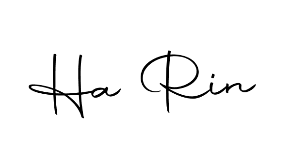 Make a beautiful signature design for name Ha Rin. With this signature (Autography-DOLnW) style, you can create a handwritten signature for free. Ha Rin signature style 10 images and pictures png