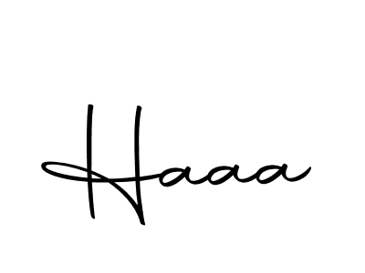 You should practise on your own different ways (Autography-DOLnW) to write your name (Haaa) in signature. don't let someone else do it for you. Haaa signature style 10 images and pictures png