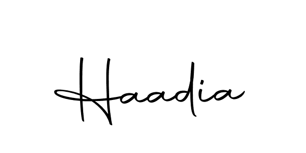 if you are searching for the best signature style for your name Haadia. so please give up your signature search. here we have designed multiple signature styles  using Autography-DOLnW. Haadia signature style 10 images and pictures png