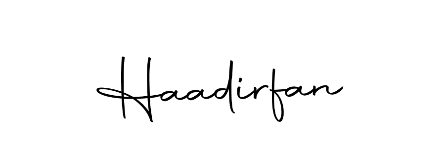 Make a short Haadirfan signature style. Manage your documents anywhere anytime using Autography-DOLnW. Create and add eSignatures, submit forms, share and send files easily. Haadirfan signature style 10 images and pictures png