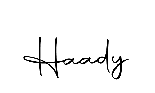 You can use this online signature creator to create a handwritten signature for the name Haady. This is the best online autograph maker. Haady signature style 10 images and pictures png