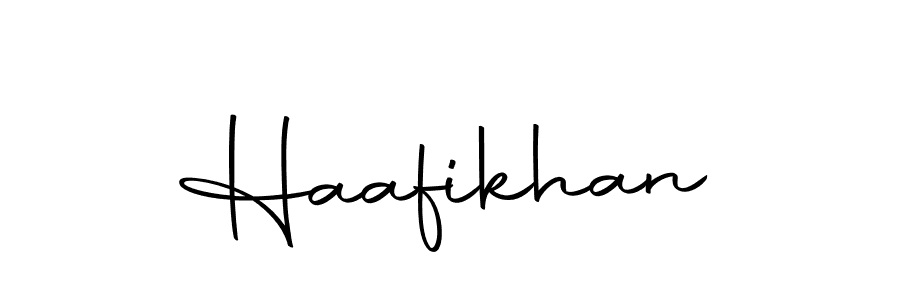 Use a signature maker to create a handwritten signature online. With this signature software, you can design (Autography-DOLnW) your own signature for name Haafikhan. Haafikhan signature style 10 images and pictures png
