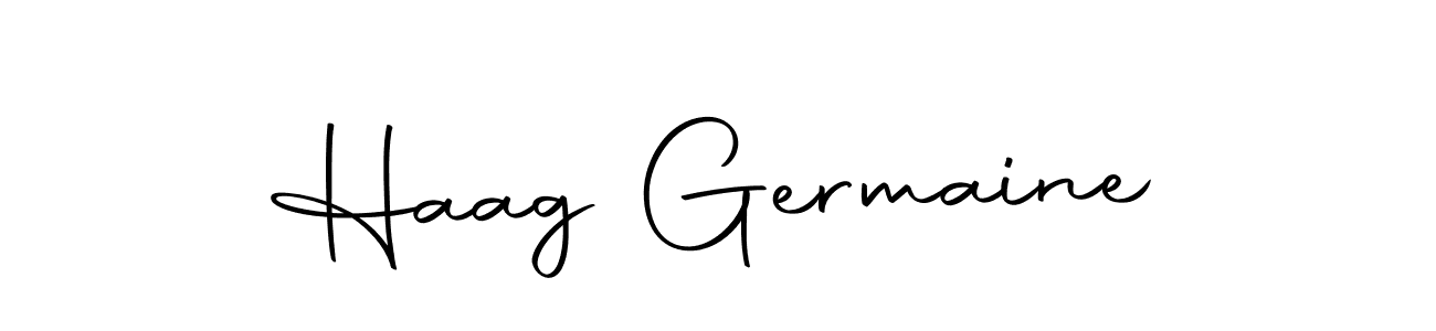 if you are searching for the best signature style for your name Haag Germaine. so please give up your signature search. here we have designed multiple signature styles  using Autography-DOLnW. Haag Germaine signature style 10 images and pictures png