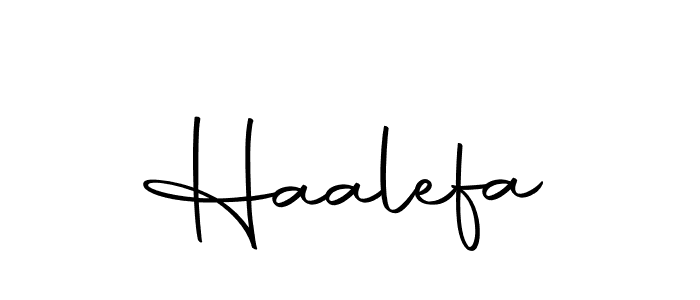 You should practise on your own different ways (Autography-DOLnW) to write your name (Haalefa) in signature. don't let someone else do it for you. Haalefa signature style 10 images and pictures png
