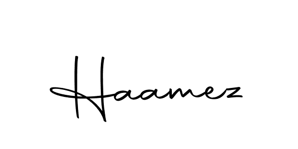 How to make Haamez name signature. Use Autography-DOLnW style for creating short signs online. This is the latest handwritten sign. Haamez signature style 10 images and pictures png