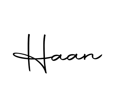Design your own signature with our free online signature maker. With this signature software, you can create a handwritten (Autography-DOLnW) signature for name Haan. Haan signature style 10 images and pictures png