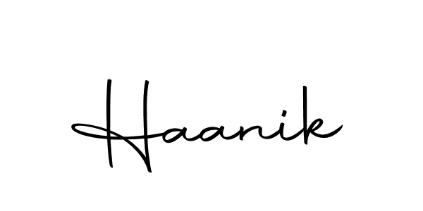 Also we have Haanik name is the best signature style. Create professional handwritten signature collection using Autography-DOLnW autograph style. Haanik signature style 10 images and pictures png