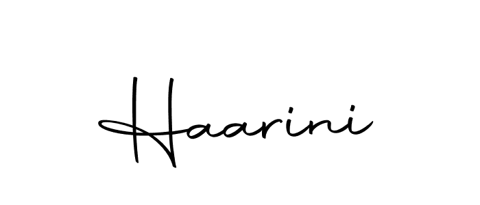 Create a beautiful signature design for name Haarini. With this signature (Autography-DOLnW) fonts, you can make a handwritten signature for free. Haarini signature style 10 images and pictures png