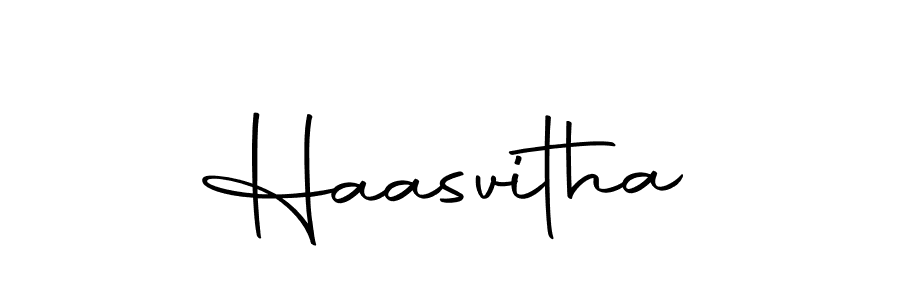 Haasvitha stylish signature style. Best Handwritten Sign (Autography-DOLnW) for my name. Handwritten Signature Collection Ideas for my name Haasvitha. Haasvitha signature style 10 images and pictures png