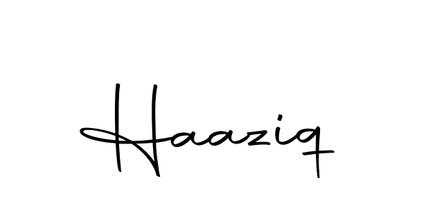 How to make Haaziq name signature. Use Autography-DOLnW style for creating short signs online. This is the latest handwritten sign. Haaziq signature style 10 images and pictures png