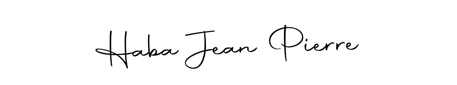 Make a beautiful signature design for name Haba Jean Pierre. Use this online signature maker to create a handwritten signature for free. Haba Jean Pierre signature style 10 images and pictures png