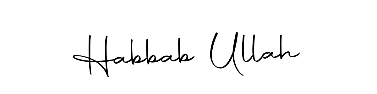 Autography-DOLnW is a professional signature style that is perfect for those who want to add a touch of class to their signature. It is also a great choice for those who want to make their signature more unique. Get Habbab Ullah name to fancy signature for free. Habbab Ullah signature style 10 images and pictures png