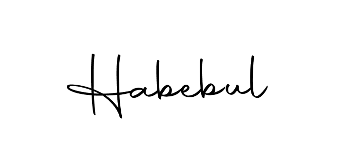Also we have Habebul name is the best signature style. Create professional handwritten signature collection using Autography-DOLnW autograph style. Habebul signature style 10 images and pictures png