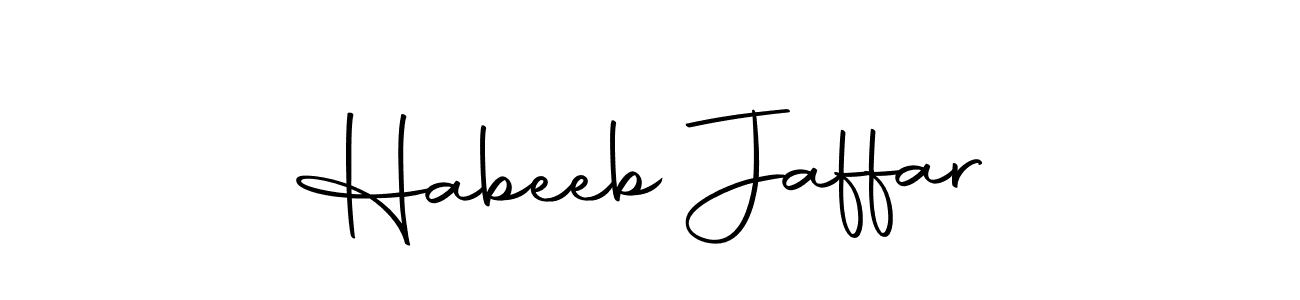 You should practise on your own different ways (Autography-DOLnW) to write your name (Habeeb Jaffar) in signature. don't let someone else do it for you. Habeeb Jaffar signature style 10 images and pictures png