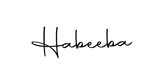 You can use this online signature creator to create a handwritten signature for the name Habeeba. This is the best online autograph maker. Habeeba signature style 10 images and pictures png