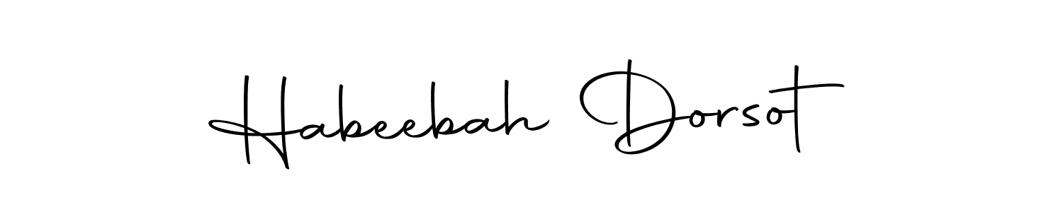 How to Draw Habeebah Dorsot signature style? Autography-DOLnW is a latest design signature styles for name Habeebah Dorsot. Habeebah Dorsot signature style 10 images and pictures png
