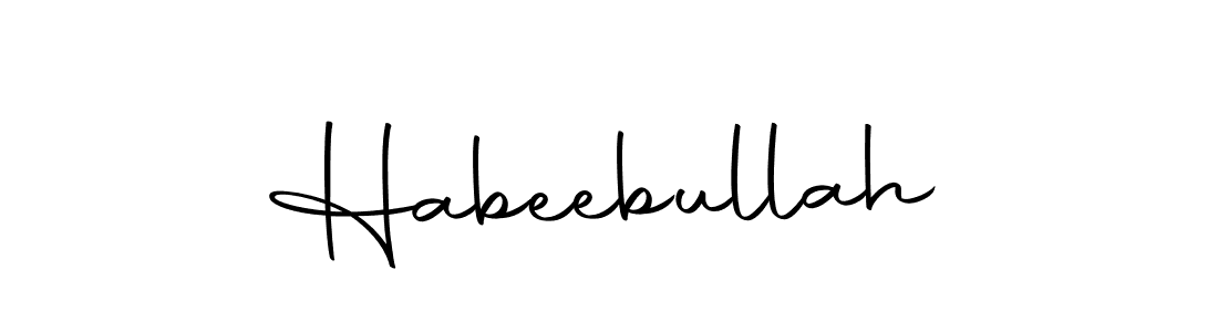 It looks lik you need a new signature style for name Habeebullah. Design unique handwritten (Autography-DOLnW) signature with our free signature maker in just a few clicks. Habeebullah signature style 10 images and pictures png