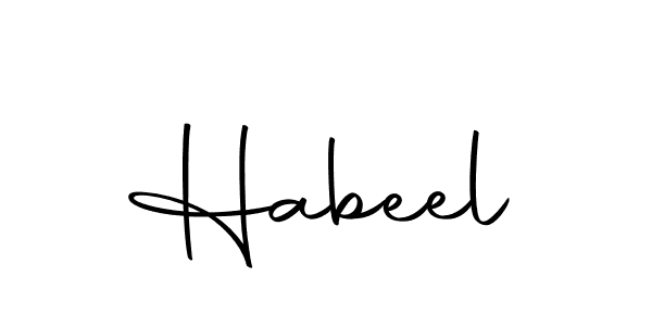 Autography-DOLnW is a professional signature style that is perfect for those who want to add a touch of class to their signature. It is also a great choice for those who want to make their signature more unique. Get Habeel name to fancy signature for free. Habeel signature style 10 images and pictures png