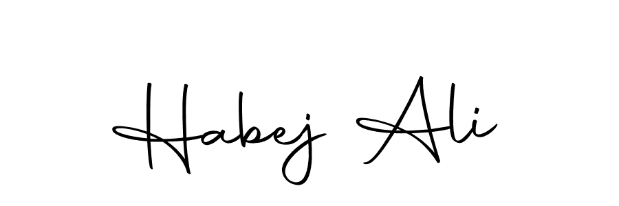 How to make Habej Ali name signature. Use Autography-DOLnW style for creating short signs online. This is the latest handwritten sign. Habej Ali signature style 10 images and pictures png