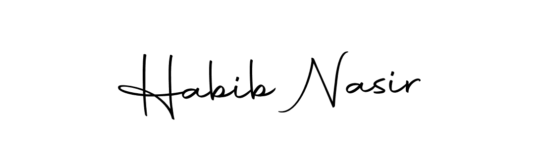 Once you've used our free online signature maker to create your best signature Autography-DOLnW style, it's time to enjoy all of the benefits that Habib Nasir name signing documents. Habib Nasir signature style 10 images and pictures png