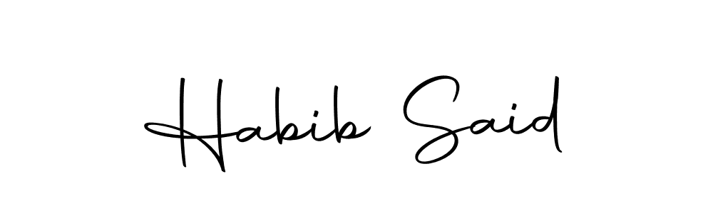 Best and Professional Signature Style for Habib Said. Autography-DOLnW Best Signature Style Collection. Habib Said signature style 10 images and pictures png