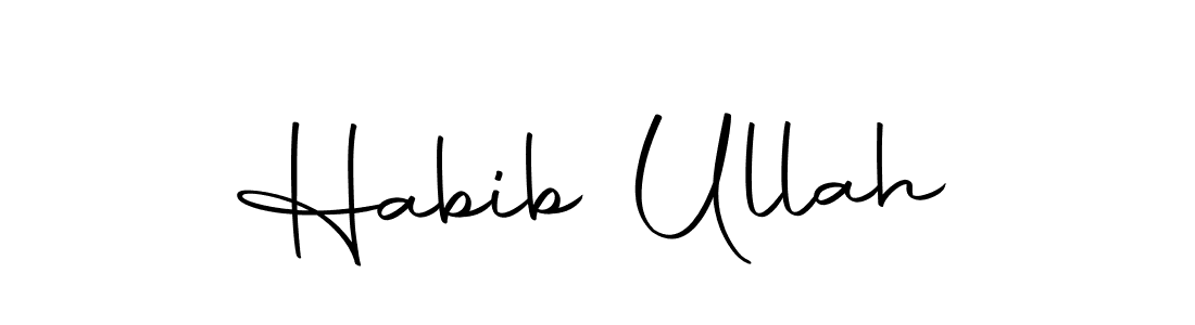 You should practise on your own different ways (Autography-DOLnW) to write your name (Habib Ullah) in signature. don't let someone else do it for you. Habib Ullah signature style 10 images and pictures png