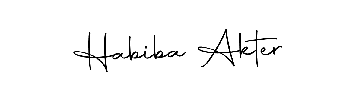 if you are searching for the best signature style for your name Habiba Akter. so please give up your signature search. here we have designed multiple signature styles  using Autography-DOLnW. Habiba Akter signature style 10 images and pictures png