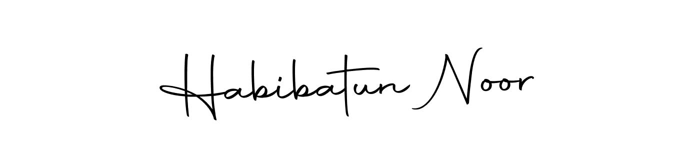 It looks lik you need a new signature style for name Habibatun Noor. Design unique handwritten (Autography-DOLnW) signature with our free signature maker in just a few clicks. Habibatun Noor signature style 10 images and pictures png