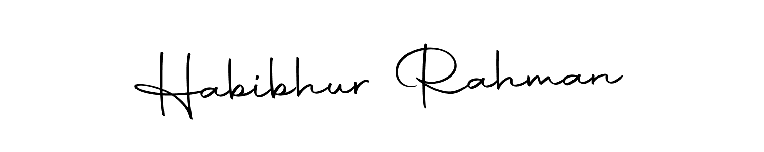Create a beautiful signature design for name Habibhur Rahman. With this signature (Autography-DOLnW) fonts, you can make a handwritten signature for free. Habibhur Rahman signature style 10 images and pictures png