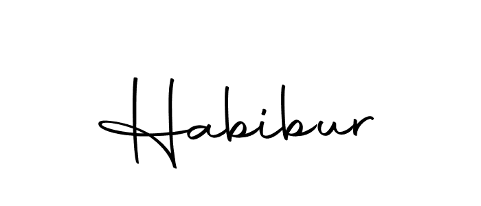 if you are searching for the best signature style for your name Habibur. so please give up your signature search. here we have designed multiple signature styles  using Autography-DOLnW. Habibur signature style 10 images and pictures png