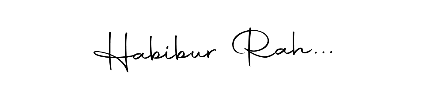 How to make Habibur Rah... signature? Autography-DOLnW is a professional autograph style. Create handwritten signature for Habibur Rah... name. Habibur Rah... signature style 10 images and pictures png