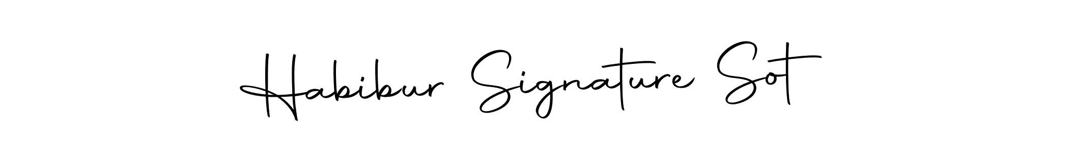 How to make Habibur Signature Sot name signature. Use Autography-DOLnW style for creating short signs online. This is the latest handwritten sign. Habibur Signature Sot signature style 10 images and pictures png