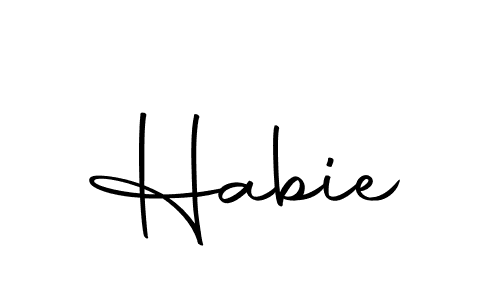 Make a short Habie signature style. Manage your documents anywhere anytime using Autography-DOLnW. Create and add eSignatures, submit forms, share and send files easily. Habie signature style 10 images and pictures png