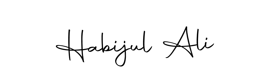 Design your own signature with our free online signature maker. With this signature software, you can create a handwritten (Autography-DOLnW) signature for name Habijul Ali. Habijul Ali signature style 10 images and pictures png