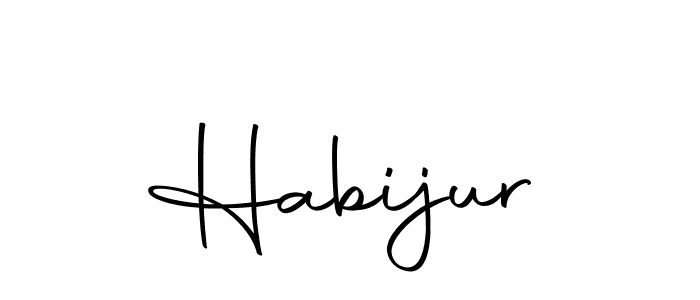 Make a beautiful signature design for name Habijur. Use this online signature maker to create a handwritten signature for free. Habijur signature style 10 images and pictures png