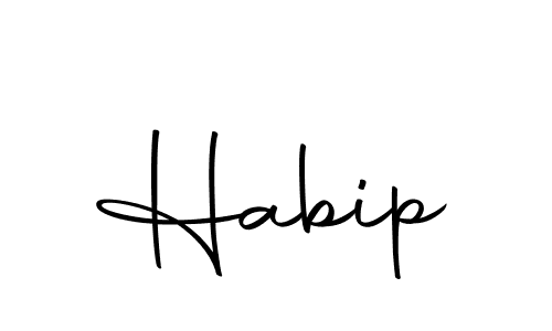 How to make Habip name signature. Use Autography-DOLnW style for creating short signs online. This is the latest handwritten sign. Habip signature style 10 images and pictures png