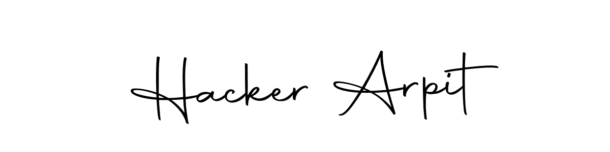 The best way (Autography-DOLnW) to make a short signature is to pick only two or three words in your name. The name Hacker Arpit include a total of six letters. For converting this name. Hacker Arpit signature style 10 images and pictures png