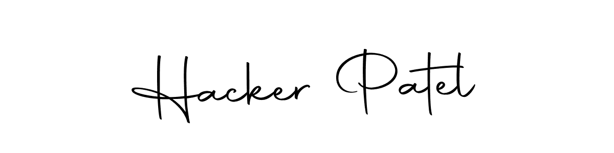 Make a beautiful signature design for name Hacker Patel. Use this online signature maker to create a handwritten signature for free. Hacker Patel signature style 10 images and pictures png