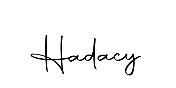 Create a beautiful signature design for name Hadacy. With this signature (Autography-DOLnW) fonts, you can make a handwritten signature for free. Hadacy signature style 10 images and pictures png