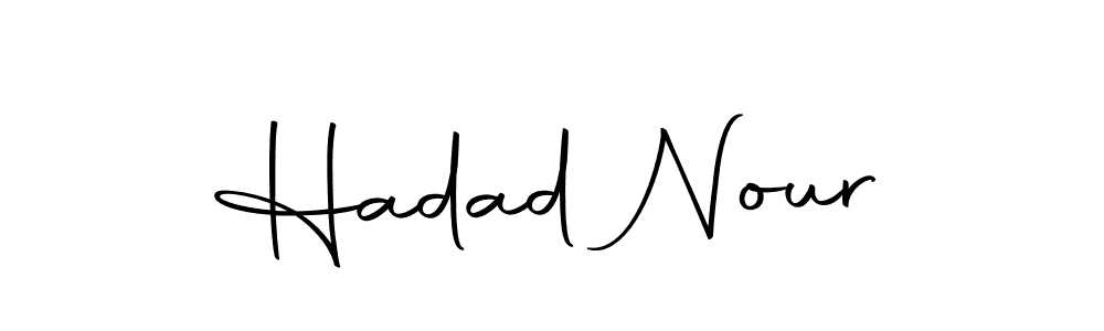 Make a beautiful signature design for name Hadad Nour. Use this online signature maker to create a handwritten signature for free. Hadad Nour signature style 10 images and pictures png