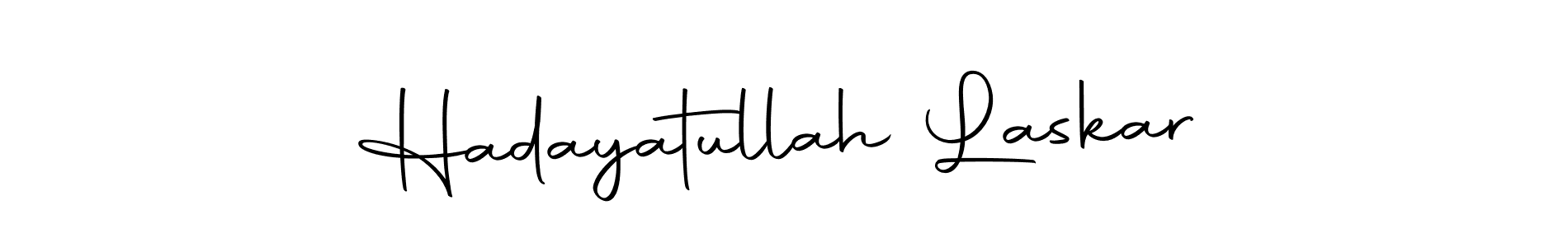 Use a signature maker to create a handwritten signature online. With this signature software, you can design (Autography-DOLnW) your own signature for name Hadayatullah Laskar. Hadayatullah Laskar signature style 10 images and pictures png