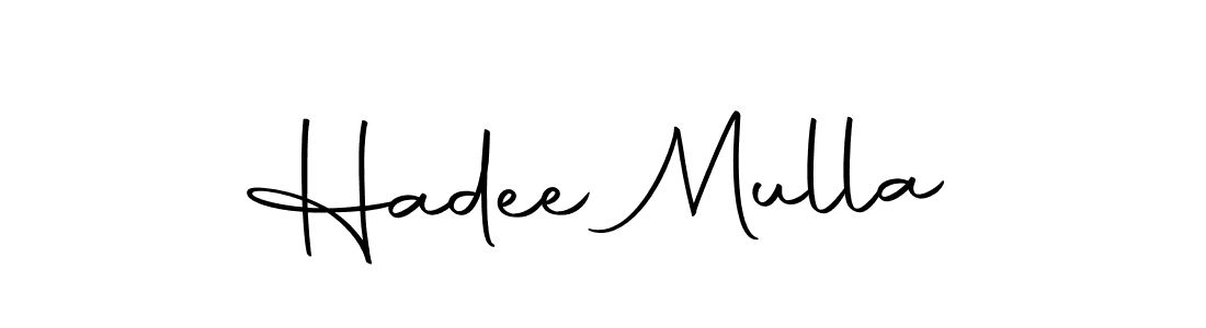 Hadee Mulla stylish signature style. Best Handwritten Sign (Autography-DOLnW) for my name. Handwritten Signature Collection Ideas for my name Hadee Mulla. Hadee Mulla signature style 10 images and pictures png