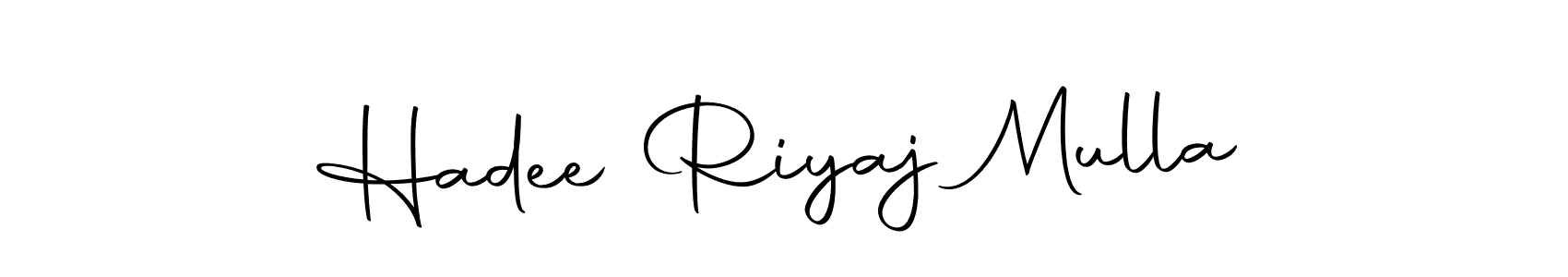 if you are searching for the best signature style for your name Hadee Riyaj Mulla. so please give up your signature search. here we have designed multiple signature styles  using Autography-DOLnW. Hadee Riyaj Mulla signature style 10 images and pictures png