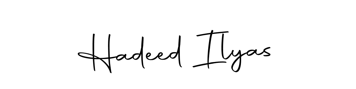Autography-DOLnW is a professional signature style that is perfect for those who want to add a touch of class to their signature. It is also a great choice for those who want to make their signature more unique. Get Hadeed Ilyas name to fancy signature for free. Hadeed Ilyas signature style 10 images and pictures png