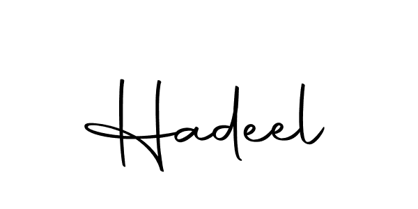 Hadeel stylish signature style. Best Handwritten Sign (Autography-DOLnW) for my name. Handwritten Signature Collection Ideas for my name Hadeel. Hadeel signature style 10 images and pictures png