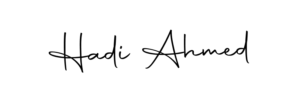 You can use this online signature creator to create a handwritten signature for the name Hadi Ahmed. This is the best online autograph maker. Hadi Ahmed signature style 10 images and pictures png