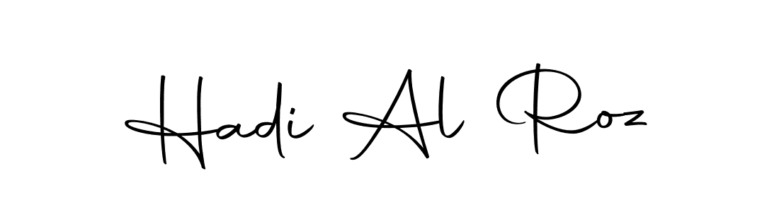 Make a beautiful signature design for name Hadi Al Roz. Use this online signature maker to create a handwritten signature for free. Hadi Al Roz signature style 10 images and pictures png