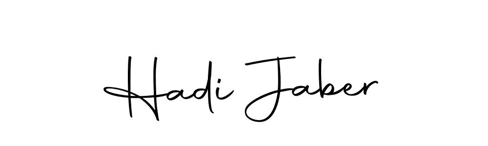 Hadi Jaber stylish signature style. Best Handwritten Sign (Autography-DOLnW) for my name. Handwritten Signature Collection Ideas for my name Hadi Jaber. Hadi Jaber signature style 10 images and pictures png