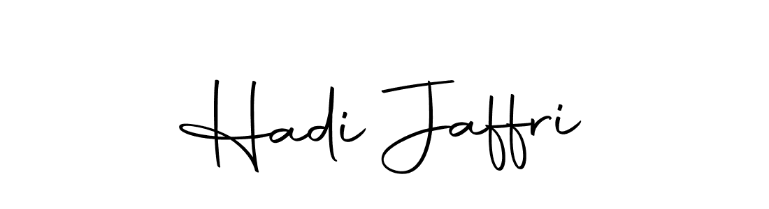 Make a beautiful signature design for name Hadi Jaffri. With this signature (Autography-DOLnW) style, you can create a handwritten signature for free. Hadi Jaffri signature style 10 images and pictures png