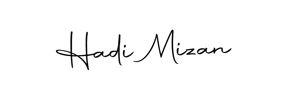 Make a beautiful signature design for name Hadi Mizan. Use this online signature maker to create a handwritten signature for free. Hadi Mizan signature style 10 images and pictures png